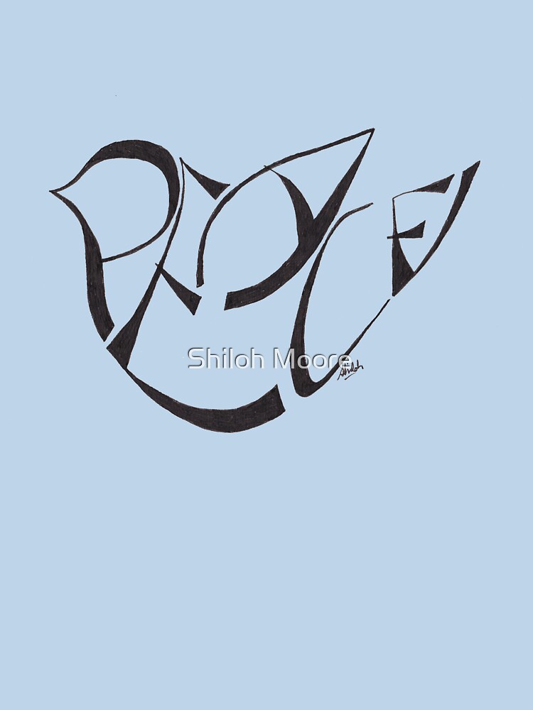 Thumbnail 7 of 7, Classic T-Shirt, PEACE Dove for T Shirts designed and sold by Shilissimo.