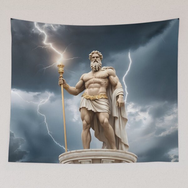 Item preview, Ancient Greek God Zeus Mythological Art designed and sold by PrometheusStyle.