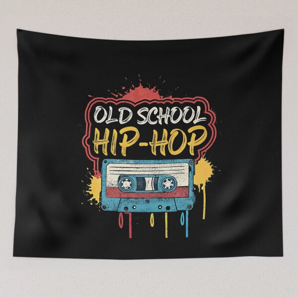 Item preview, Retro Old School Hip Hop 80s 90s - Classic Mixtape Style designed and sold by VinsendDraconi.