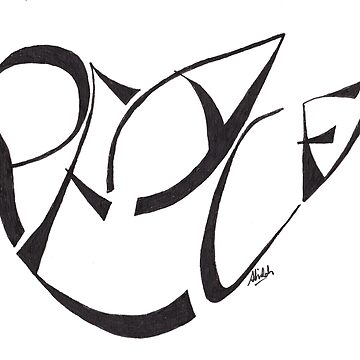 Artwork thumbnail, PEACE Dove for T Shirts by Shiloh Moore