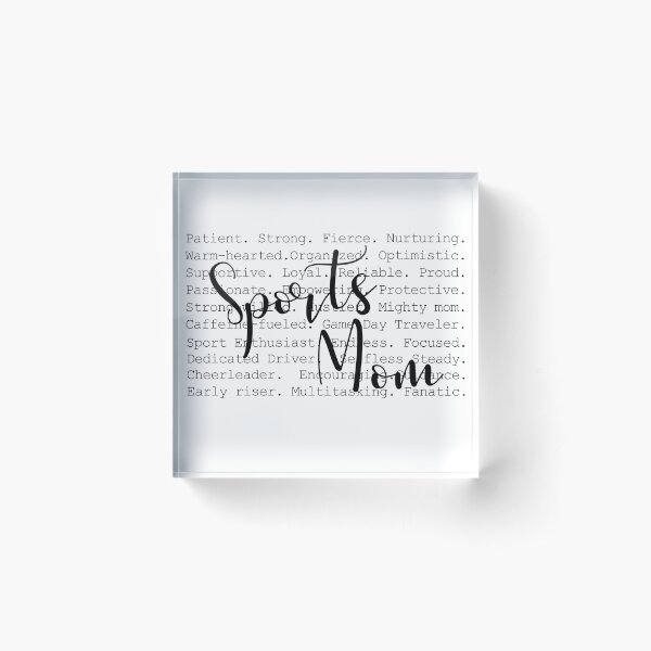 Item preview, Sports Mom Words designed and sold by Alberto Dominguez.
