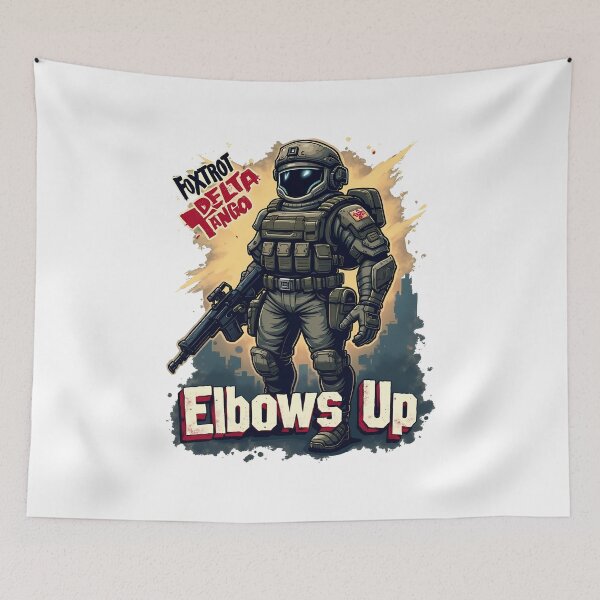 Item preview, Foxtrot Delta Tango – Elbows Up designed and sold by El Alkimizta Art Store.
