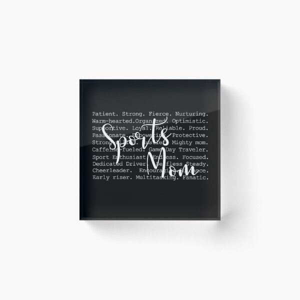 Item preview, Sports Mom Words designed and sold by Alberto Dominguez.