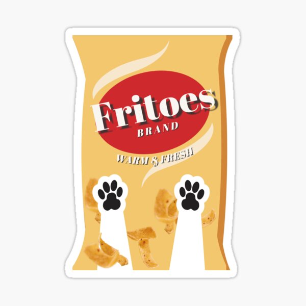 Item preview, Fresh Fritoes Cat Kitten Dog Puppy Paw Toe Beans Funny Design designed and sold by yashiki.