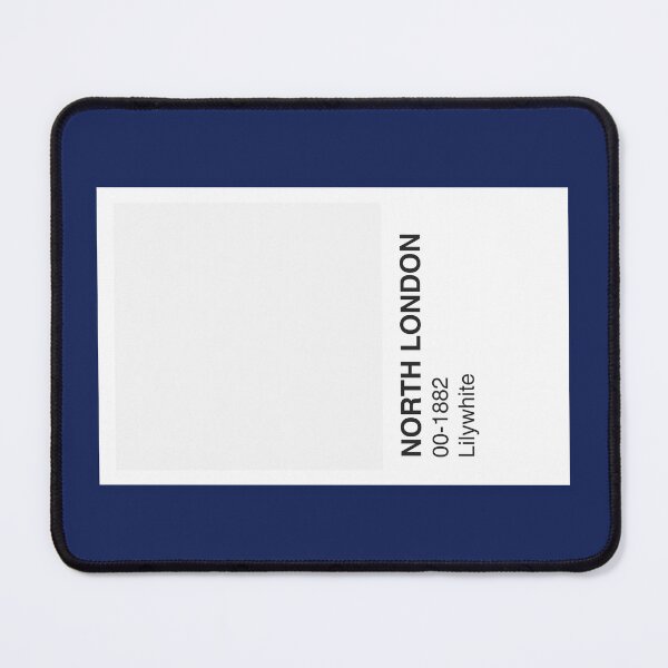 Item preview, North London Lilywhite Colour Swatch - Navy Border designed and sold by The Colourful Game.