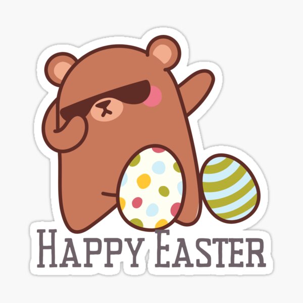 Item preview, Happy Easter bear designed and sold by TenkaTees.