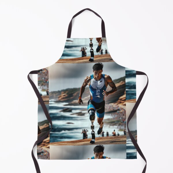 Item preview, Triathlete Running Uphill – Strength & Endurance designed and sold by Triathlongram.