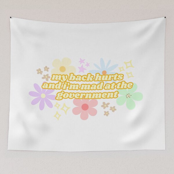 Item preview, My Back Hurts and I'm Mad at the Government (Yellow) designed and sold by Mollysb428.