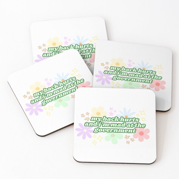 Item preview, My Back Hurts and I'm Mad at the Government (Green) designed and sold by Mollysb428.