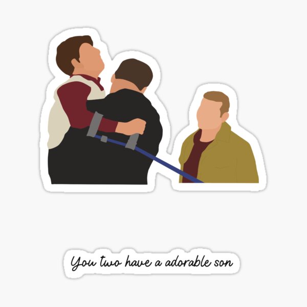 Item preview, You Two Have an Adorable Son designed and sold by mystickerprob.