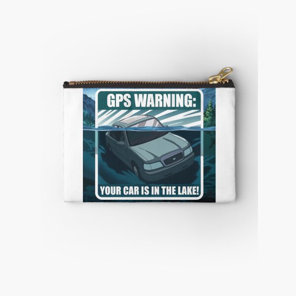 Aperçu de l'œuvre Avertissement GPS : votre voiture est dans le lac créée et vendue par OnixDesign.