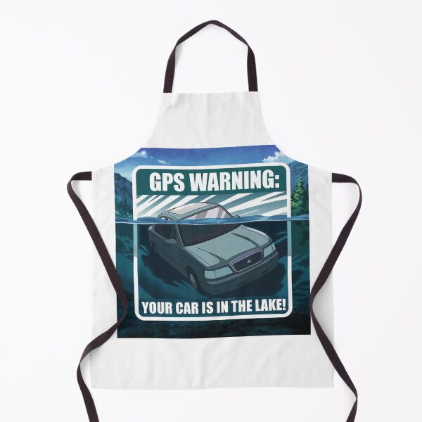 Item preview, GPS Warning: Your Car is In the Lake designed and sold by OnixDesign.