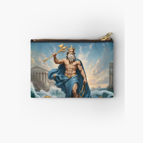 Item preview, Ancient Greek God Poseidon Mythological Art designed and sold by PrometheusStyle.