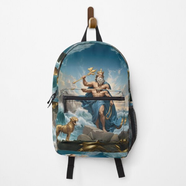 Item preview, Ancient Greek God Poseidon Mythological Art designed and sold by PrometheusStyle.