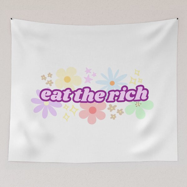 Item preview, Eat the Rich Floral (Pink) designed and sold by Mollysb428.