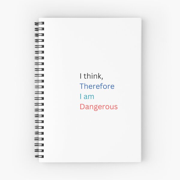 Item preview, I think, Therefore I am Dangerous designed and sold by Emin Islamovic.