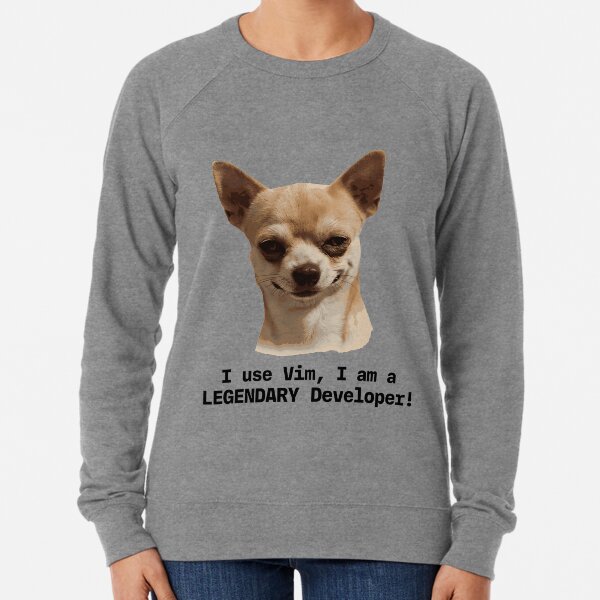 Item preview, Funny Vim Dog Meme – Coding Humor for Software Engineers designed and sold by TitoDesignerr.