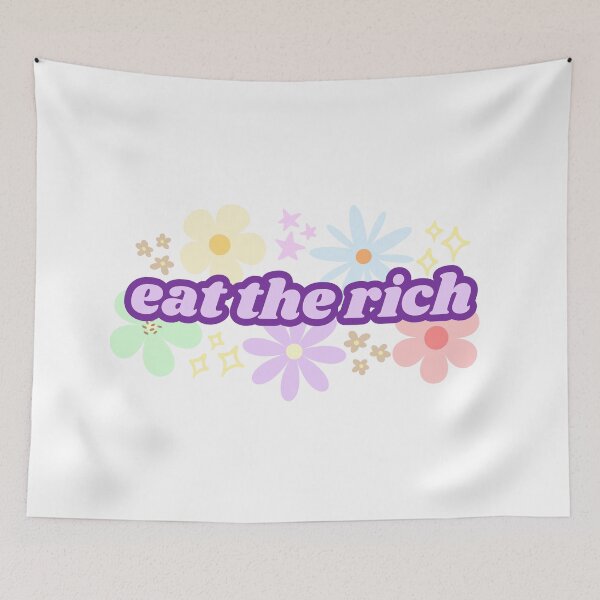 Item preview, Eat the Rich Floral (Purple) designed and sold by Mollysb428.