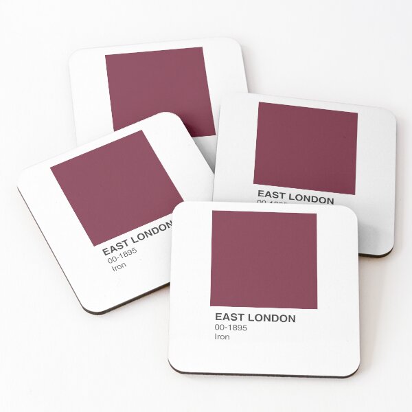 Item preview, East London Iron Colour Swatch - White Border designed and sold by The Colourful Game.