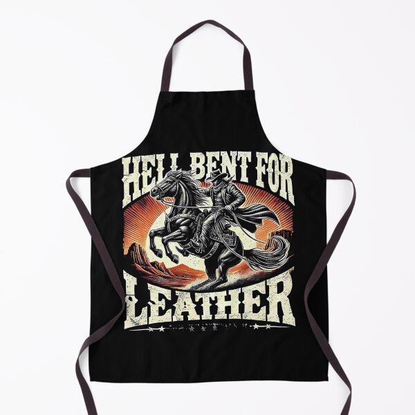 Item preview, Hell Bent for Leather – Bold Western Cowboy Art designed and sold by ZingZone.