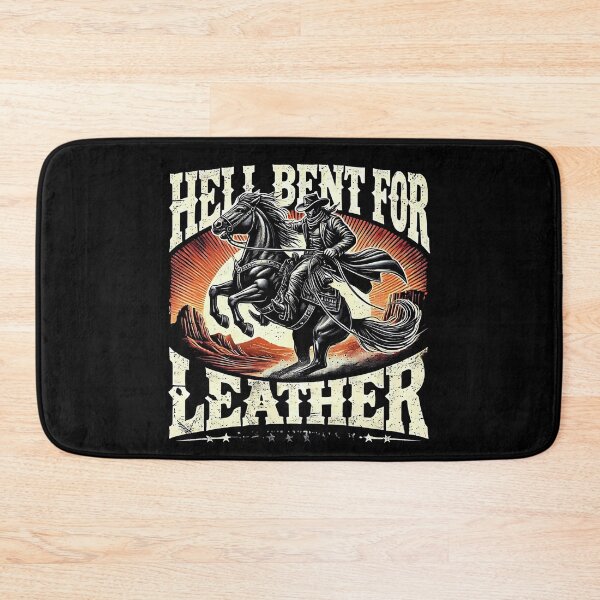 Item preview, Hell Bent for Leather – Bold Western Cowboy Art designed and sold by ZingZone.