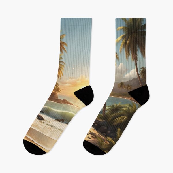 Item preview, Palm trees under the scorching sun  designed and sold by PrintLabStudio.