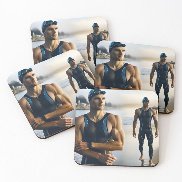 Item preview, Triathlon Team – Victory at the Ocean Finish designed and sold by Triathlongram.