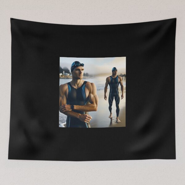 Item preview, Triathlon Team – Victory at the Ocean Finish designed and sold by Triathlongram.