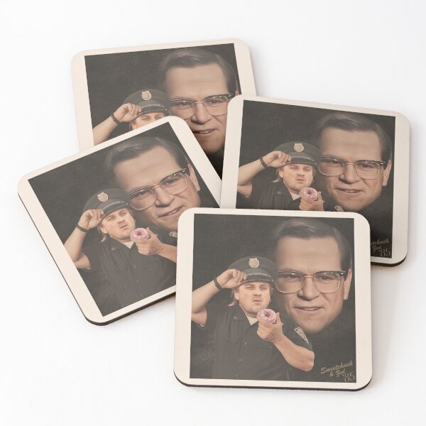 Item preview, Sweetchuck and Zed - Police Academy Movie designed and sold by ourkid.