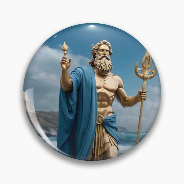 Item preview, Ancient Greek God Poseidon Mythological Art2 designed and sold by PrometheusStyle.