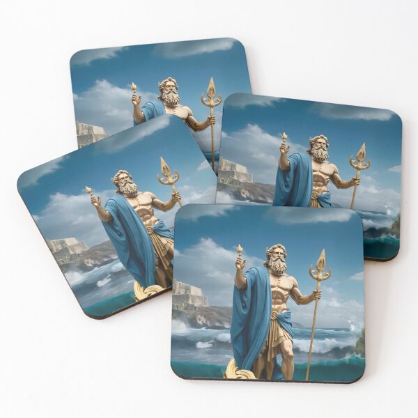 Item preview, Ancient Greek God Poseidon Mythological Art2 designed and sold by PrometheusStyle.