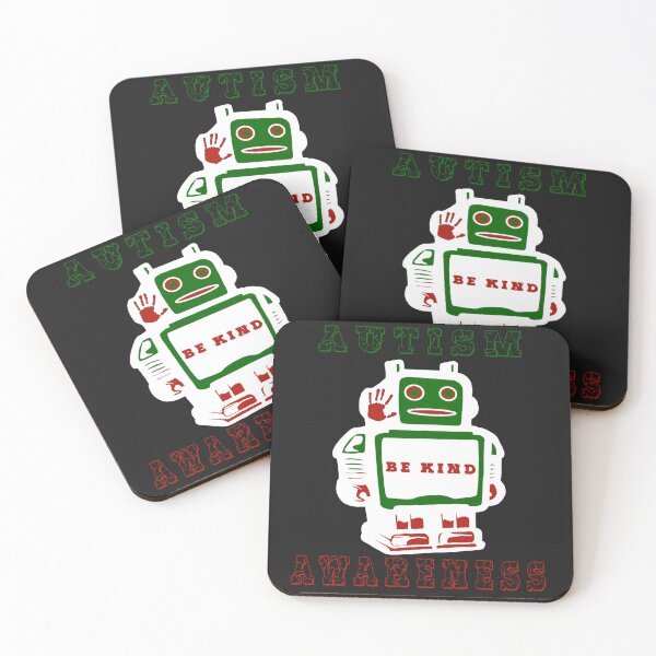 Item preview, Be Kind Robot | Autism Awareness Advocacy Design designed and sold by Brian Gollob Creative Art.
