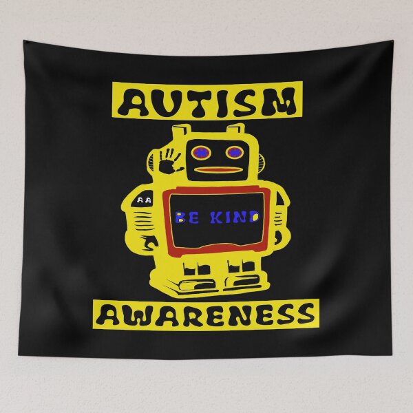 Item preview, Be Kind Robot | Autism Awareness Advocacy Design designed and sold by Brian Gollob Creative Art.