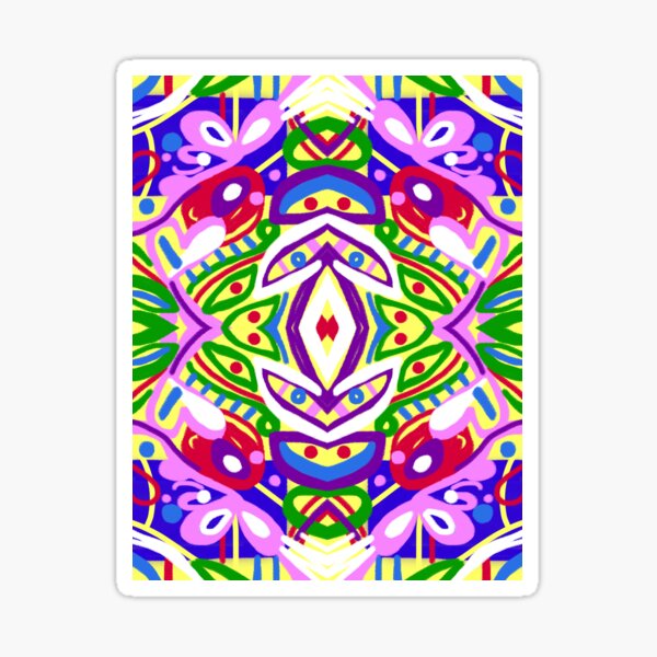 ABSTRACT PATT-6 Sticker