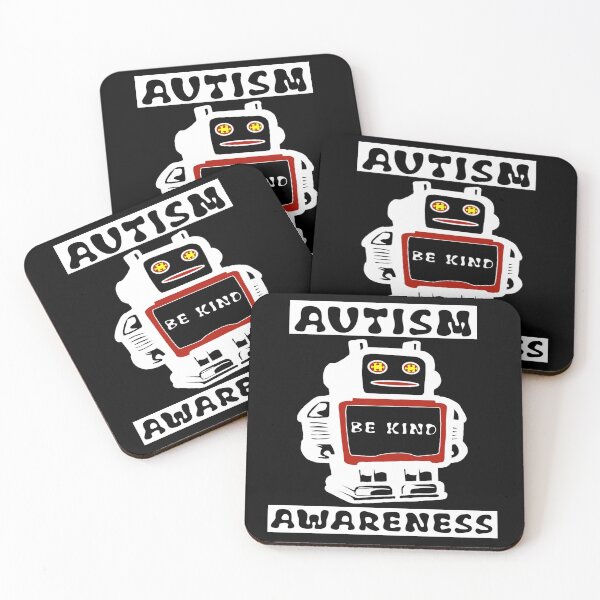 Item preview, Be Kind Robot | Autism Awareness Advocacy Design | Inclusion & Support designed and sold by Brian Gollob Creative Art.