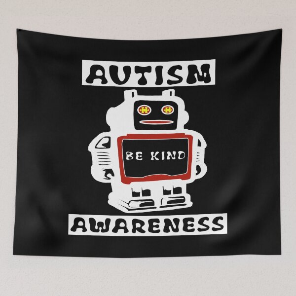 Item preview, Be Kind Robot | Autism Awareness Advocacy Design | Inclusion & Support designed and sold by Brian Gollob Creative Art.