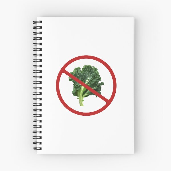 Item preview, Prohibited Green Kale, Red, Green, White Signage designed and sold by AASparksDesigns.