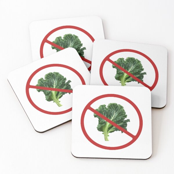 Item preview, Prohibited Green Kale, Red, Green, White Signage designed and sold by AASparksDesigns.