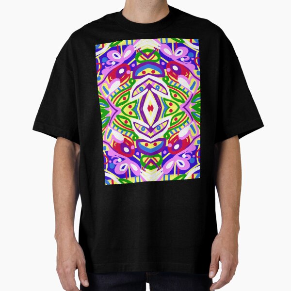 ABSTRACT PATT-6 Oversized T-Shirt
