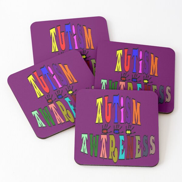 Item preview, Colorful Autism Awareness Design | Handprint & Puzzle Piece Inclusion Art designed and sold by Brian Gollob Creative Art.