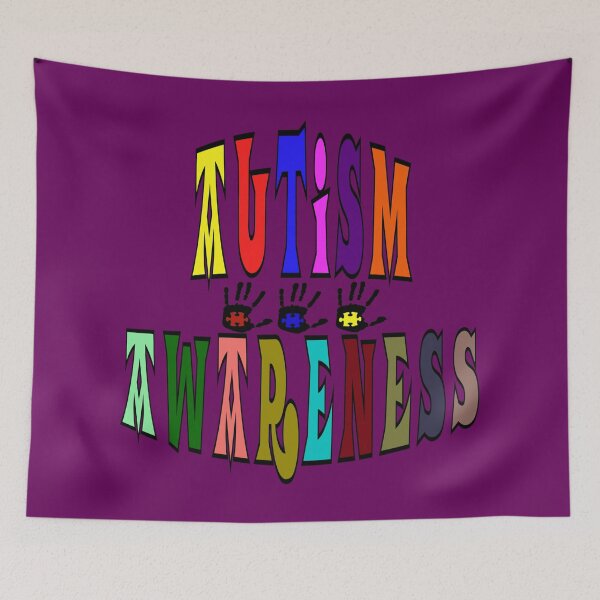 Item preview, Colorful Autism Awareness Design | Handprint & Puzzle Piece Inclusion Art designed and sold by Brian Gollob Creative Art.