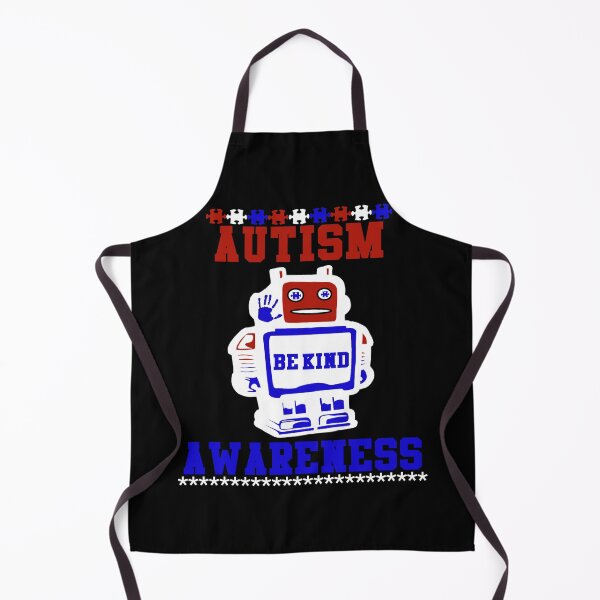 Item preview, Be Kind Robot | Autism Awareness Design in Red, White & Blue designed and sold by Brian Gollob Creative Art.