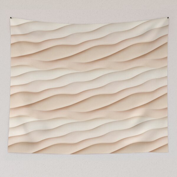 Item preview, Modern Boho Minimal Wave Art designed and sold by patternicco.