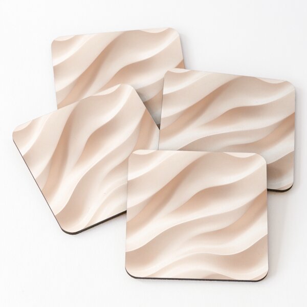 Item preview, Neutral Boho Waves and 3D Forms designed and sold by patternicco.