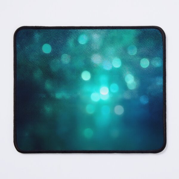 Item preview, Abstract bokeh lights on dark background, teal and blue tones, soft focus, ethereal feel, dreamy texture, digital art, sparkling effect designed and sold by homydesign.