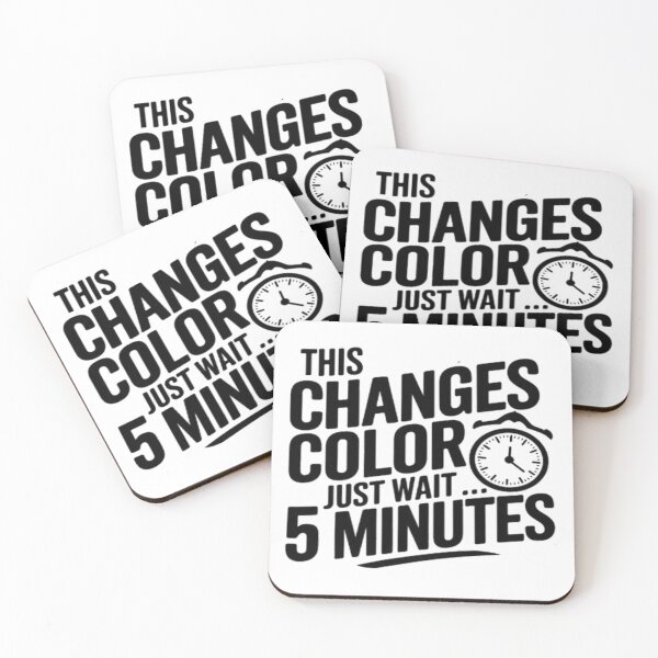 Item preview, Illusionary Color Change Design - Funny Waiting Joke T-Shirt, Gift Idea, Unique Graphic Art designed and sold by InspiredCreatives.