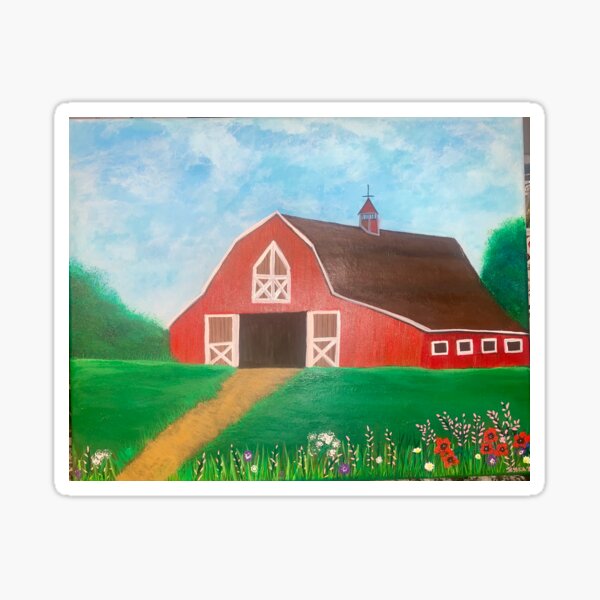 Item preview, The Barn’s Quiet Corner designed and sold by PaintingsbyJ.