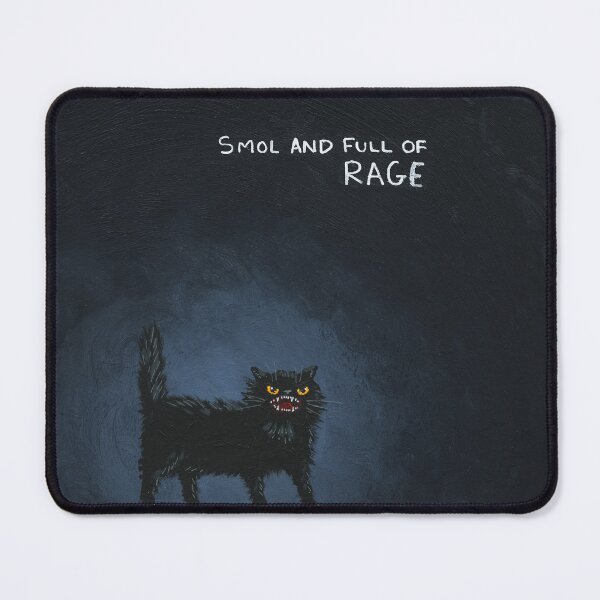 Item preview, Smol and Full of Rage Cat designed and sold by KilkennyCat Art.