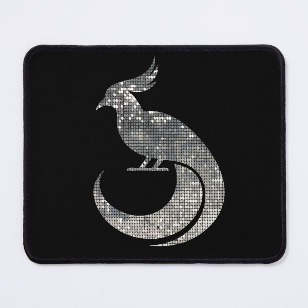 Item preview, Silver Mirror Phoenix designed and sold by SteadyRolling.