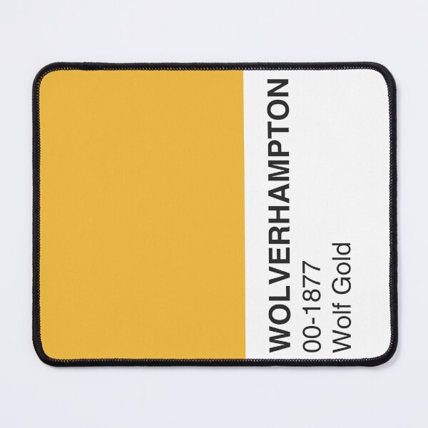 Item preview, Wolverhampton Wolf Gold Colour Swatch - Full Width designed and sold by The Colourful Game.